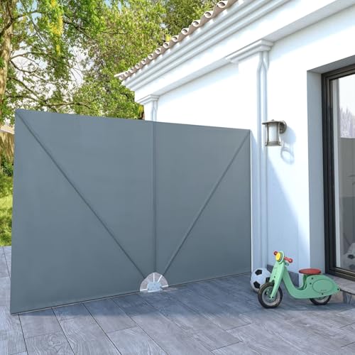 Homgoday Toldo Lateral Plegable terraza
