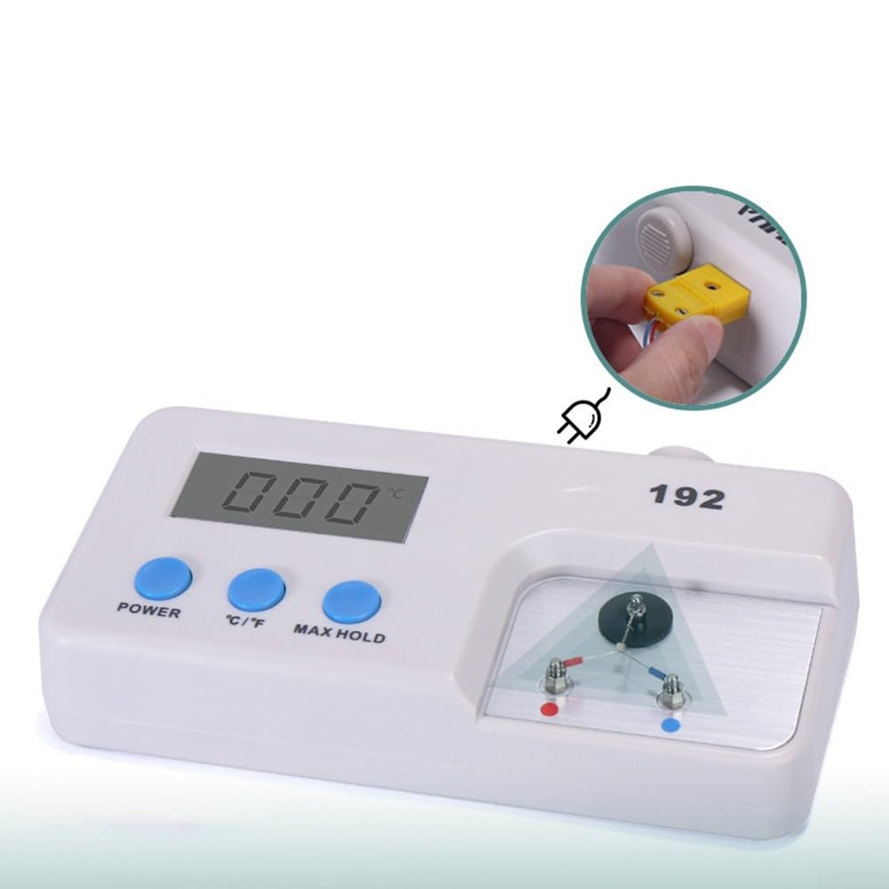 Termómetro de la extremidad del soldador con el sensor llevado K-Type de la exhibición para la prueba eléctrica de la temperatura de la soldadura y el trabajo