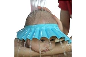Protection Blue Soft Caps Safe Shampoo Shower Bathing Hat for Kids