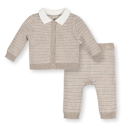Image of Hope & Henry Layette Cable Knit Sweater Set