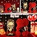 Mothers Day Flowers Gifts for Mom from Daughter Son,Rose Bear Gifts for Her Girlfriend Wife, Rose Teddy Bear Birthday Gifrs for Women,Beauty and The Beast Rose Colorful Rainbow Light Up Roses Gift Set