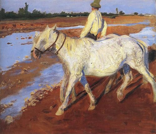 Lienzo cuadro pintura murales decor caballos Károly Ferenczy SERENDIPITP hogar 60x90