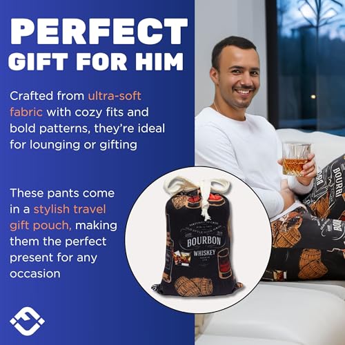 Funky Junque Funny Men's Pajama Pants - Novelty Lounge Sleepwear - Dad's Day Gift - Comfortable Drawstring Waist PJ Bottoms3