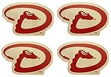 MLB 4 Arizona Diamondbacks Team Logo Stickers Set Individual Official Major League Baseball Helmet...