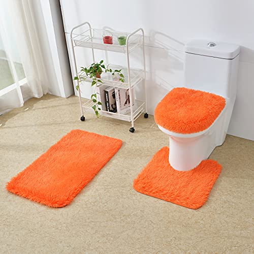 Best Orange Rugs For Bathroom