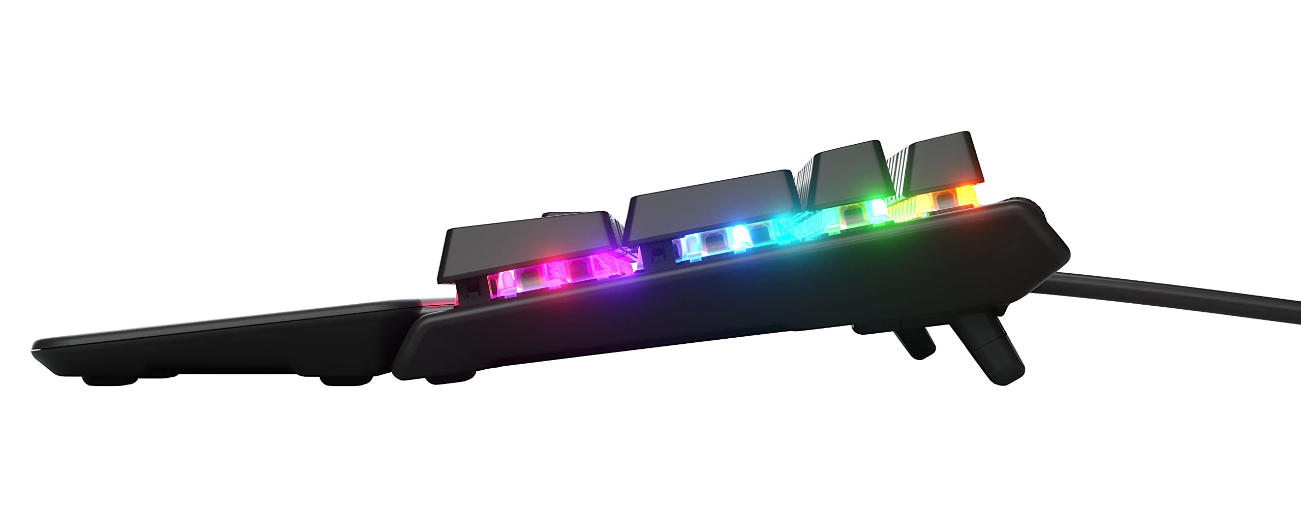 Steelseries Apex 5 - Clavier de Gaming Hybride Mécanique - Illumination RVB Par Touche - Affichage Intelligent Oled - Agencement Américain Qwerty