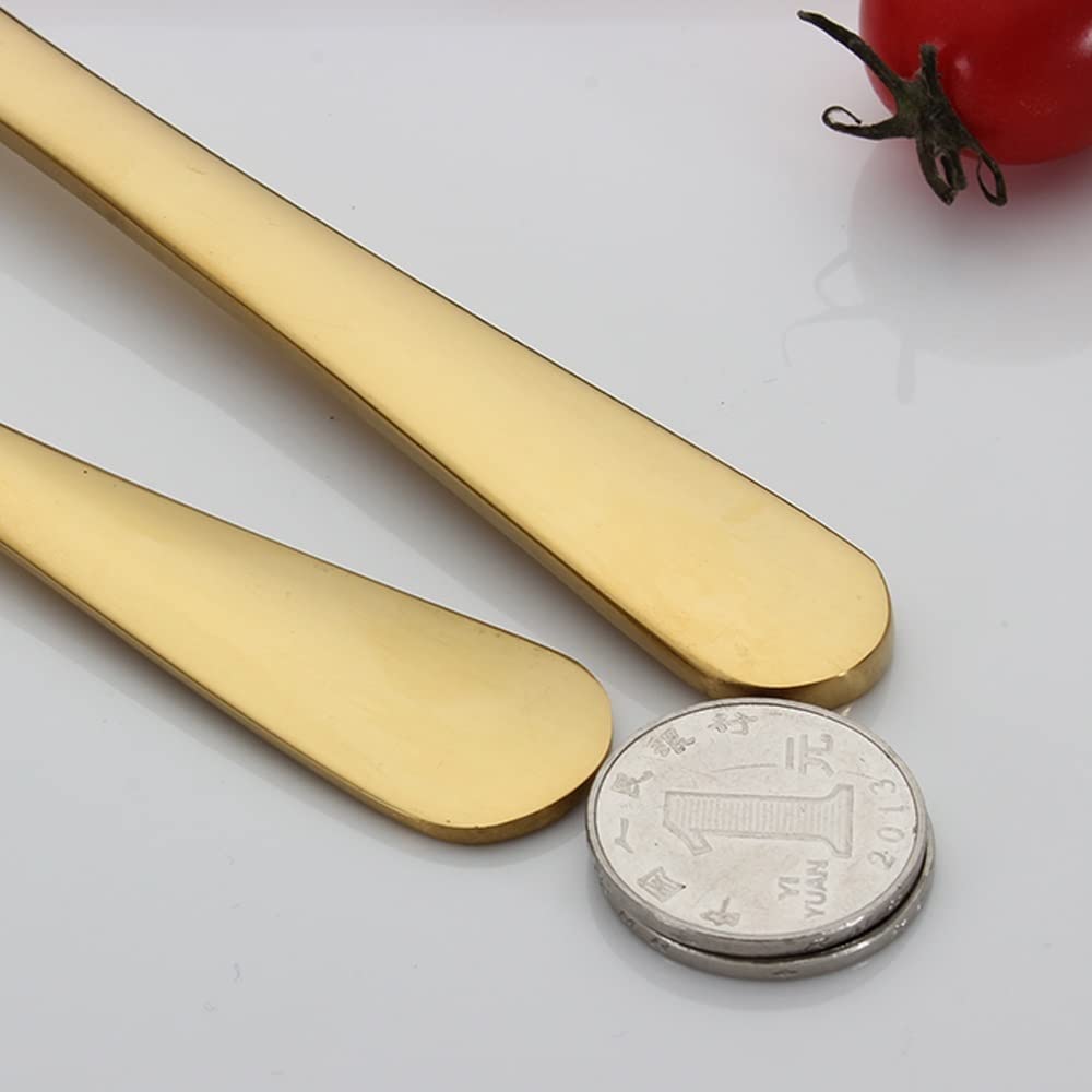 Zestaw sztućców ze srebra, 24 szt. złotych sztućców, stal nierdzewna, zestawy zastawy stołowej do potraw zachodnich, nóż obiadowy, widelec, łyżka, zestaw obiadowy, wesele, kolacja