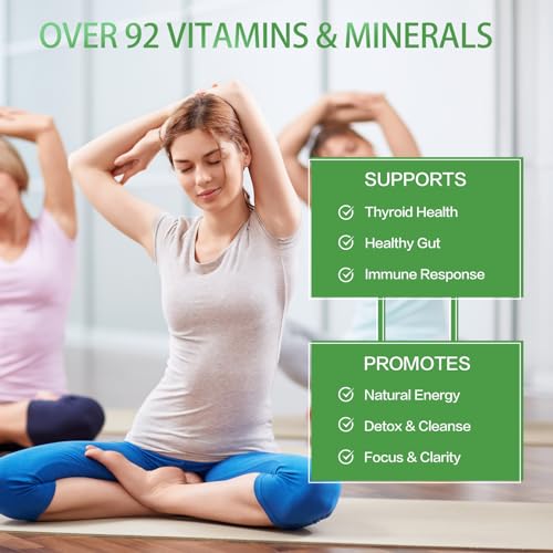 VPKIN Organic Sea Moss Capsules with Bladderwrack & Burdock (120 ct) — view 4