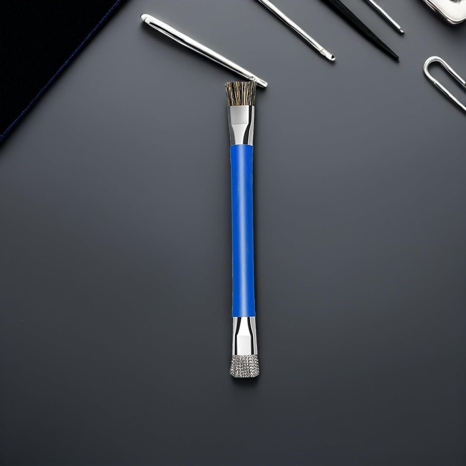 4pcs Motherboard Cleaning Brush Double Ended Metal Wire Tool