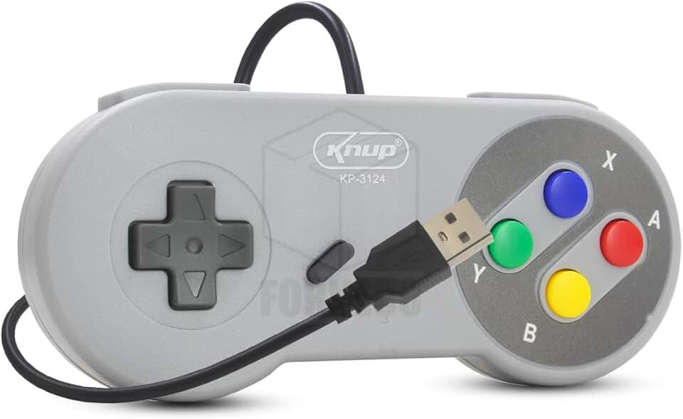 Controle Usb Snes Super Nintendo Para Pc Raspberry Mac Linux