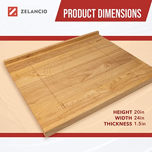 Reversible-Wooden-Pastry-Board-24-x-20-Pastry-Board-with-Engraved-Ruler-and-Pie-Board-Template-Features-Front-and-Back-Counter-Lip