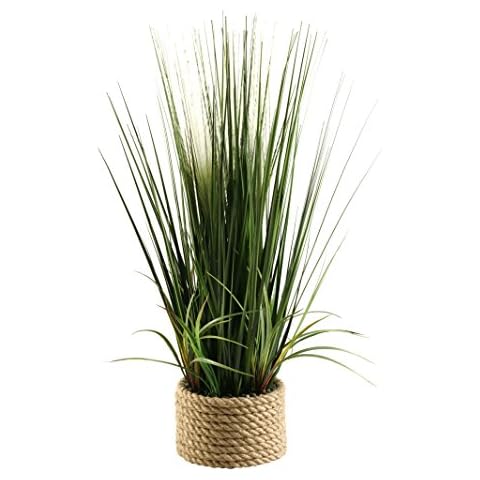 D & W Silks D&W Silks-30 Mixed Grasses in Ceramic Planter, 30" Cover