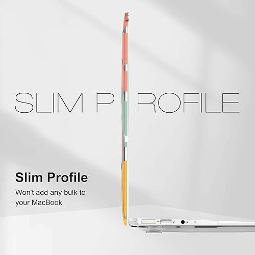 Miniatura 10 de iCasso Compatible con MacBook Air de 13 pulgadas A1466 A1369, versión anterior 2010-2017, carcasa rígida de plástico, cubierta de teclado y