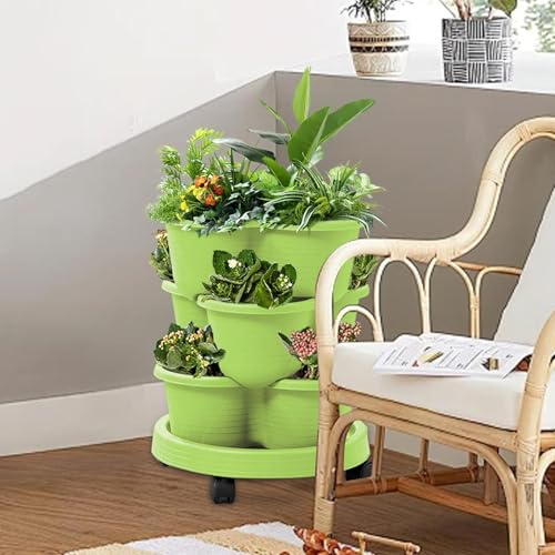 Pots de légumes empilables pour optimiser l'espace du balcon - 3