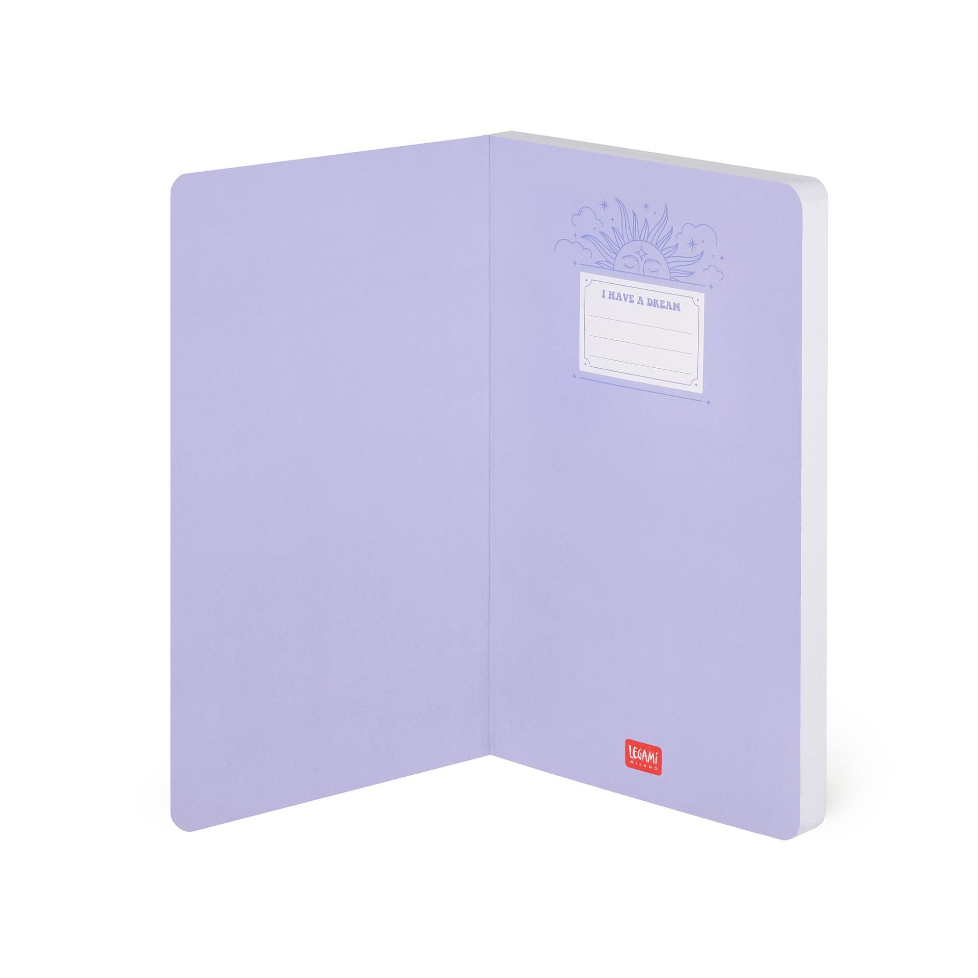 Cahier Spirale Licorne Legami A4 - 160 Pages Détachables Avec Autocollants Et élastique