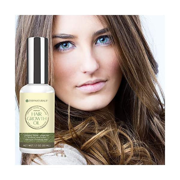 Natural-Hair-Growth-Oil-with-Caffeine-and-Biotin-Hair-Growth-Serum-for-Stronger-Thicker-Longer-Hair-17-oz Natural Hair Growth Oil with Caffeine and Biotin - Hair Growth Serum for Stronger, Thicker, Longer Hair 1.7 oz