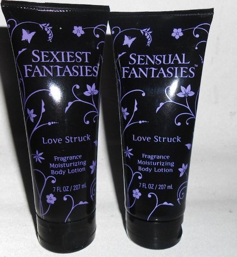 Sensual Fantasies & Sexiest Fantasies "Love Struck" Fragrance Body Lotion 7 Oz Each