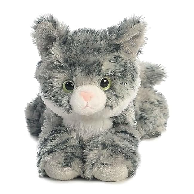 Aurora? Adorable Mini Flopsie? Lily? Stuffed Animal - Playful Ease - Timeless Companions - Gray 8 Inches