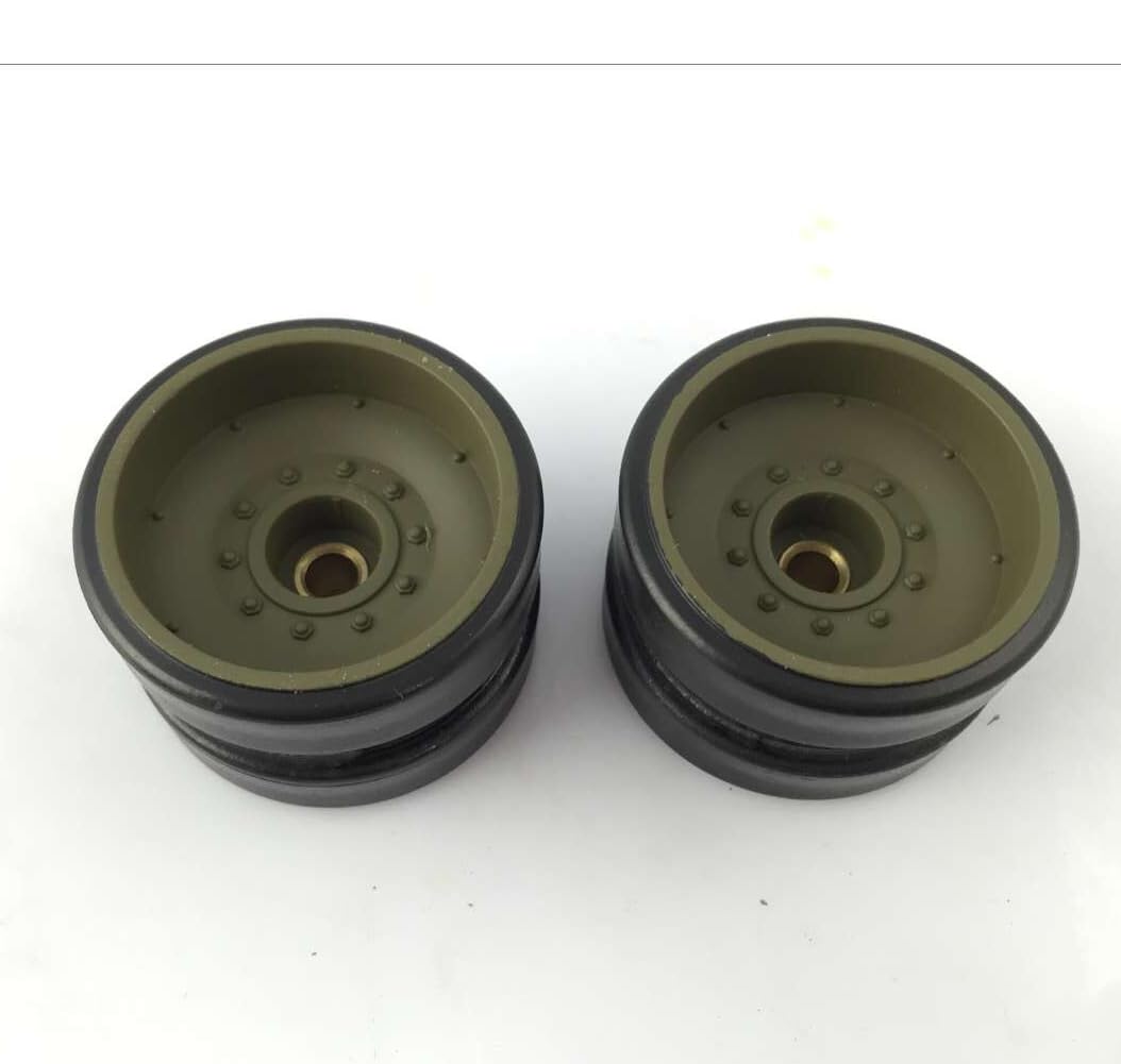 wheelfun Henglong 1/16 USA M1A2 Abrams RC Tank 3918 Plastic Idlers Spare Parts Green