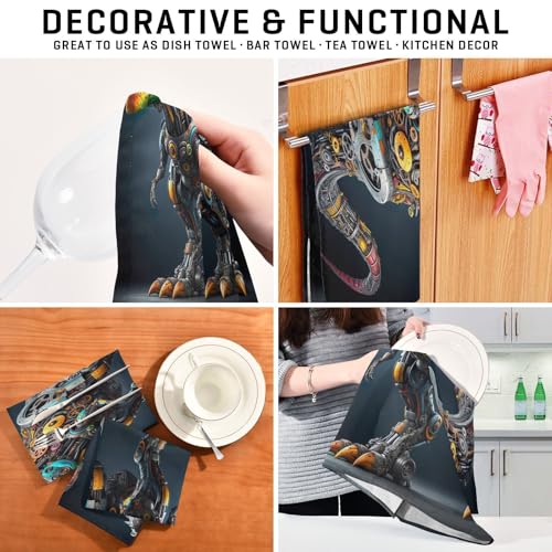 Paños de cocina de dinosaurio GAIREG para dar un toque divertido y original a tu hogar 8