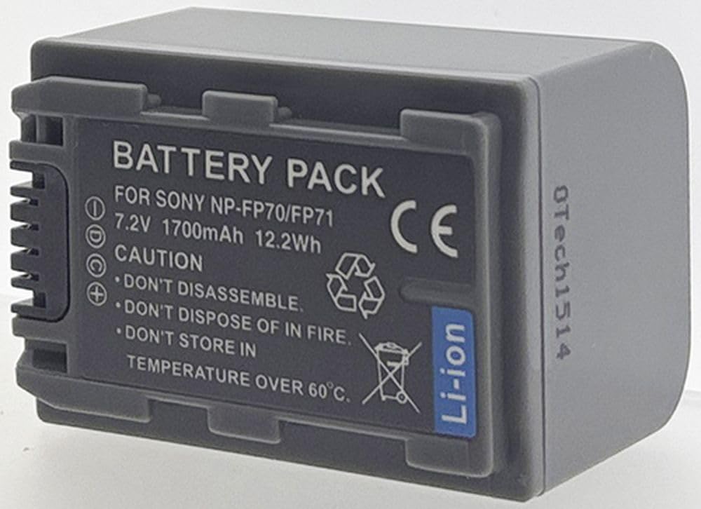 Batterie Camescope 750 mAh pour SONY DCR-SR100