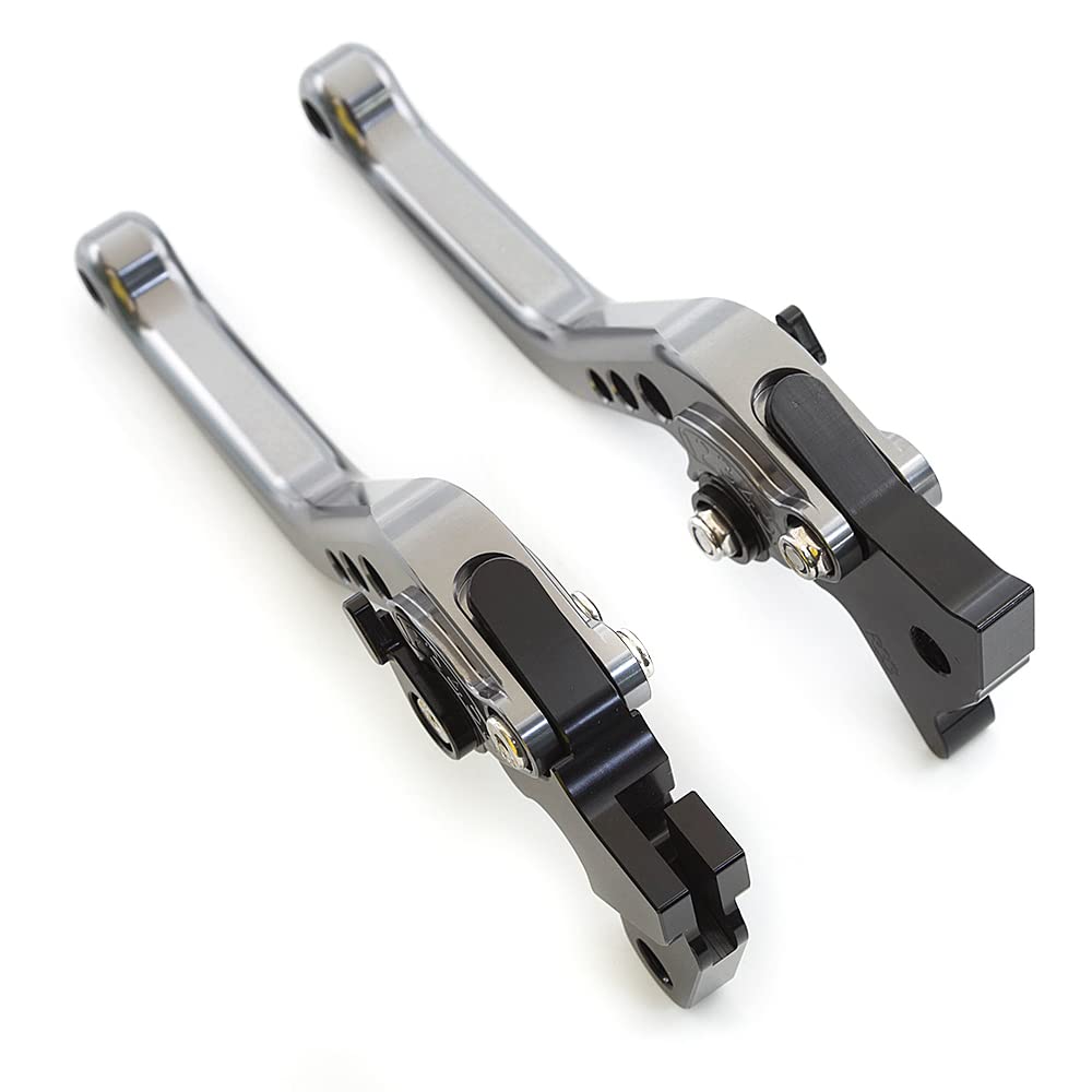 Leviers de frein d'embrayage CNC pour FZS 600 FAZER 1998-2003, XJR400 1993-2007, TDM 900 2002-2003 Gris