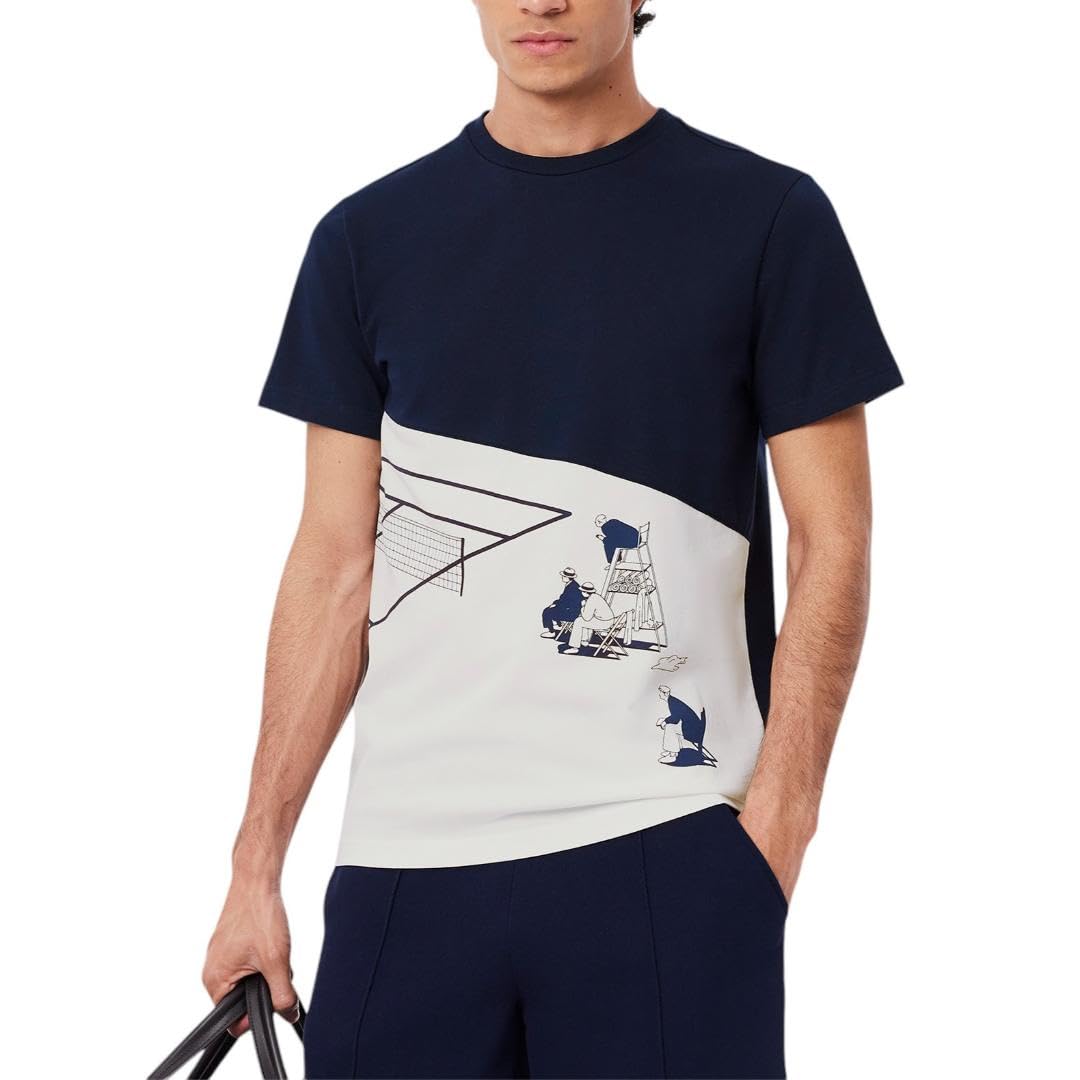 Lacoste Men's Sport Tennis Heritage Graphic T-Shirt
