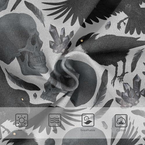 Girls Underwear Soft Cotton Ravens Skulls Kids Panties in Sizes 2/3t, 4t, 5t, 6 and 83