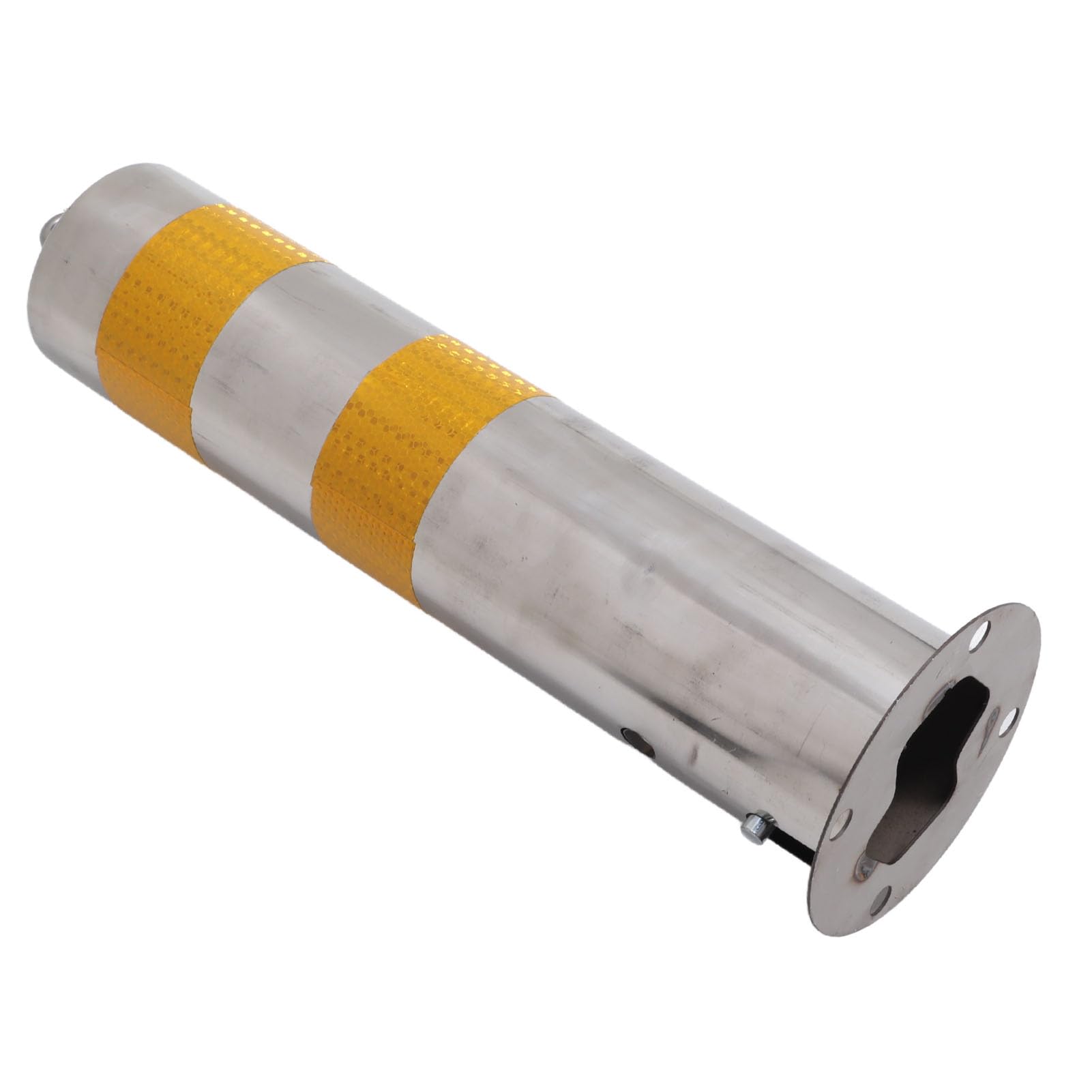 Focket Stalowy Bollard Ochronny z Paskiem Odblaskowym, Heavy Duty, ze Stali