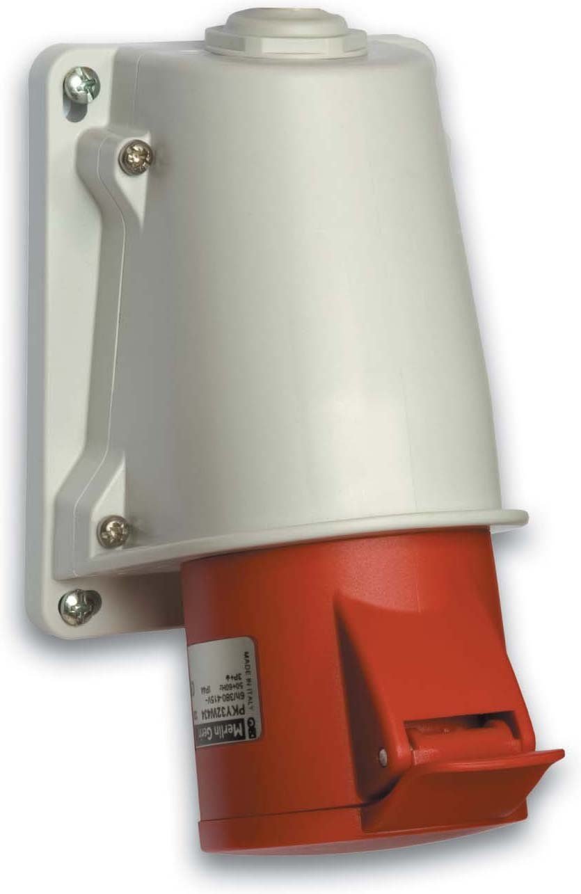 Schneider Electric PKY32W435 Toma de pared PK Patrika FAST 32 A IP44 380 V 3P+​N+​T 50-​60 Hz