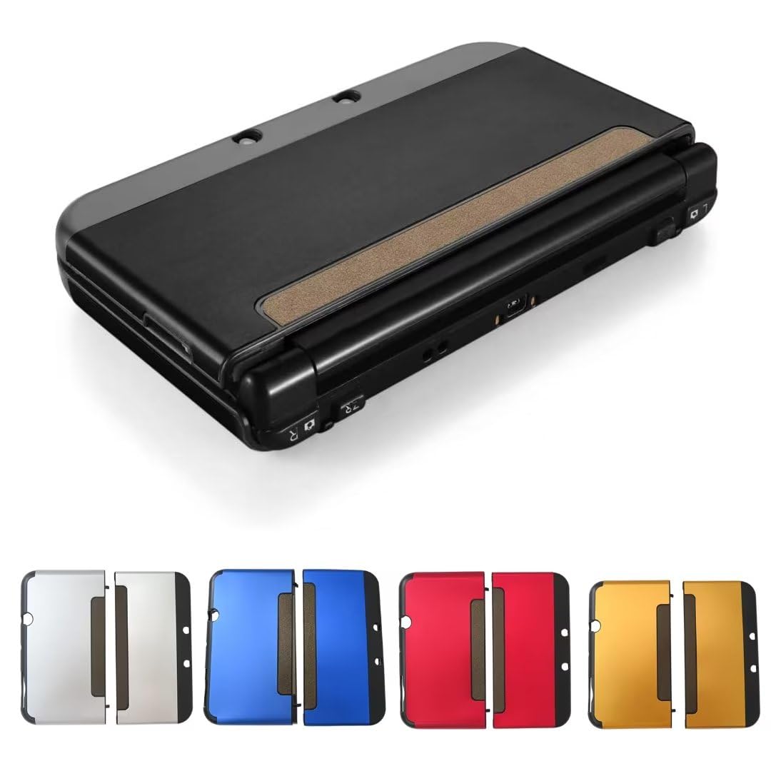 Black Shockproof Protector Case Cover Hard Shell Skin for Nintendo New 3DS XL LL (2015 Model) to Avoid Daily Hazards and Scratches