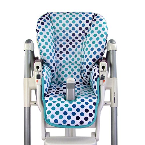 BambiniWelt - Funda de asiento de repuesto para Peg Perego Prima Pappa Diner, color blanco...