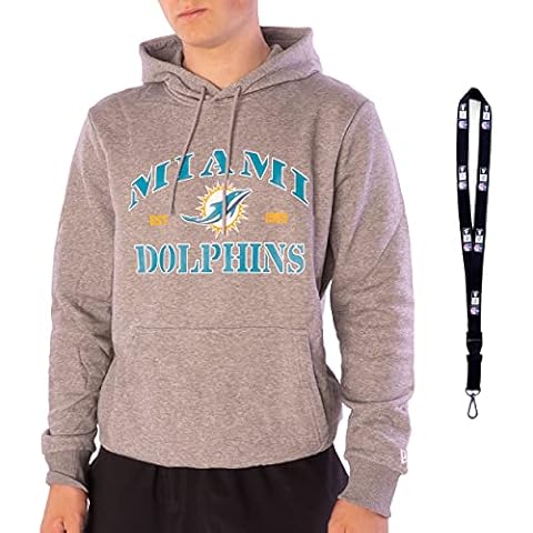 New Era Sudadera con capucha – Fútbol NFL Baloncesto NBA Baseball MLB Team – Llavero limitado Cover