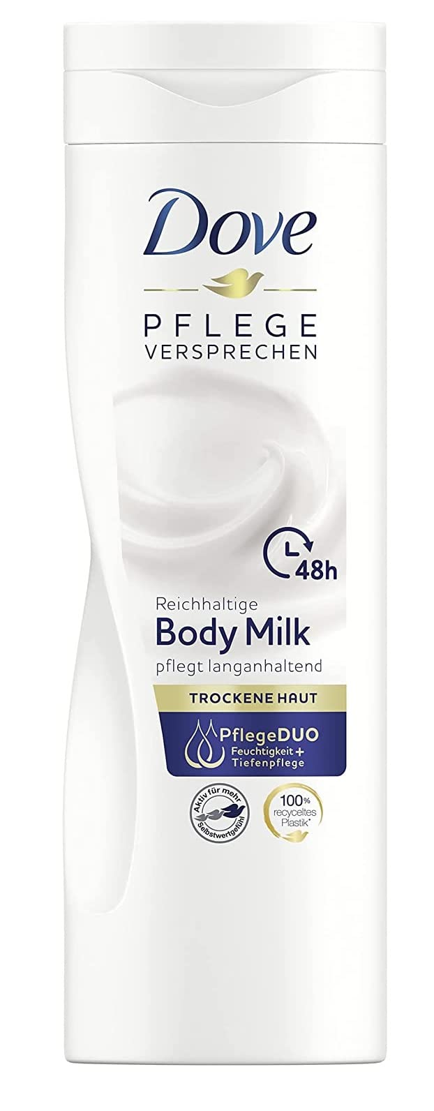 Dove Body Milk Lot de 12 soins pour peaux sèches 400 ml
