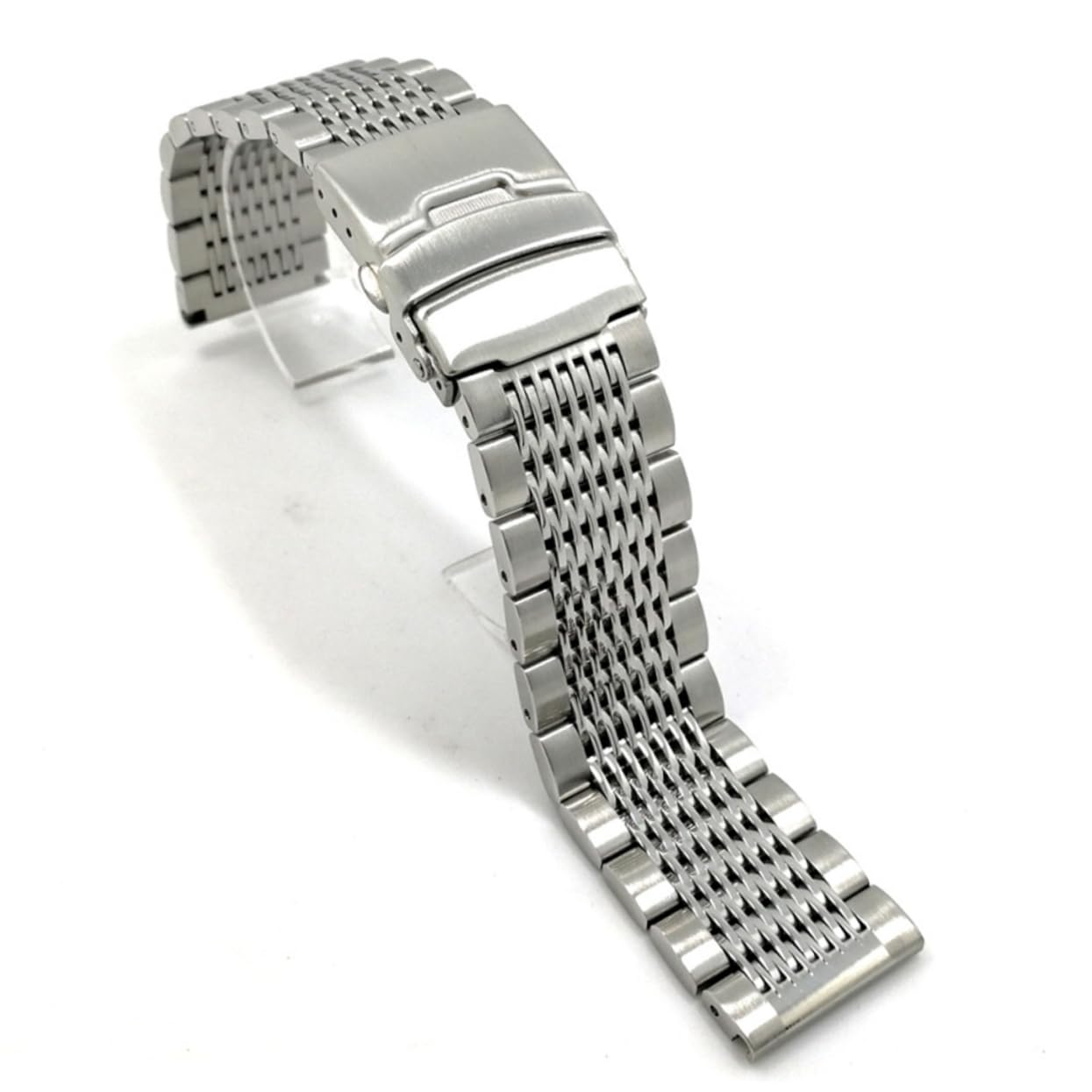 DOITOOL Bracelet de Montre 20 Mm Acier Inoxydable Design Ergonomique Finition Lisse Remplacement Homme
