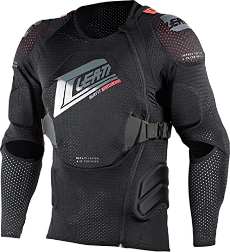 LEATT Protector Corporal 3DF AirFit, Color: Negro, tamaño: S/M (5018101211)