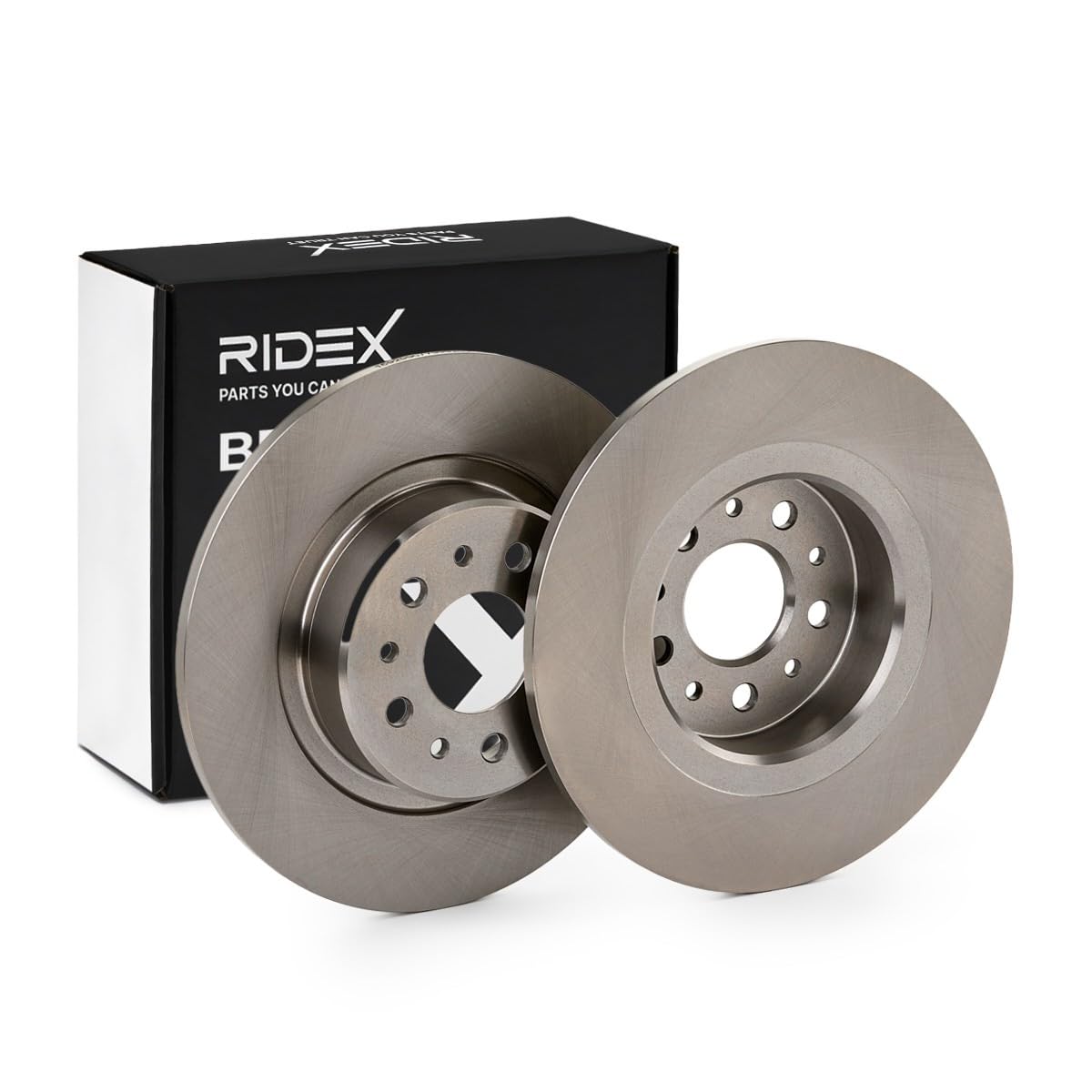RIDEX 82B0100 2x Disco freno Posteriore senza viti/bulloni Compatibilità con ALFA ROMEO 147 937