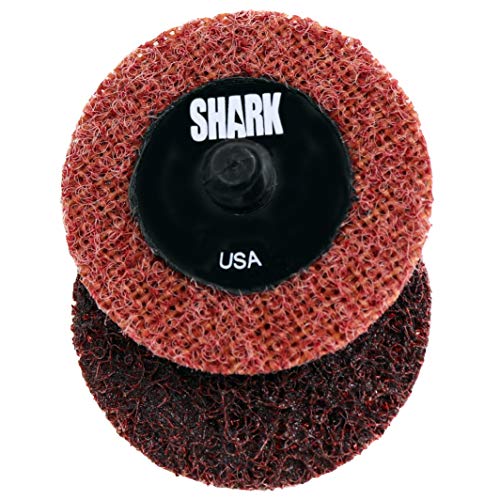 Shark Shark 13004 2-Inch Quick Change Surface Conditioning Discs, Maroon, Pack-50, Grit-Medium - image 1