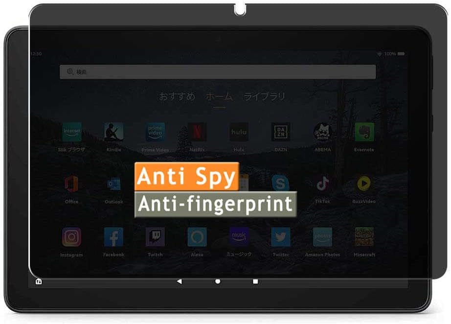 Privacy Screen Protector, compatible with Fire HD 10 10.1 2021 GEN 11 Anti Spy Film Protectors Sticker [ Not Tempered Glass ]
