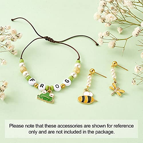 62pcs-Colorful-Enamel-Pendant-Charms-Alloy-Frog-Mushroom-HoneyBee-Dragonfly-Butterfly-Dangle-Charm-Loose-Spacer-Beads-for-DIY-Bracelet-Necklace-Jewelry-Crafts-Making-Hole-18-2mm