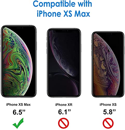 Image of VONZEE iPhone Xs max Cover Wireless Charging Support, Liquid Silicone Gel Rubber Shockproof Back Cover case Candy Phone Cases for iPhone Xs max (Hibiscus)