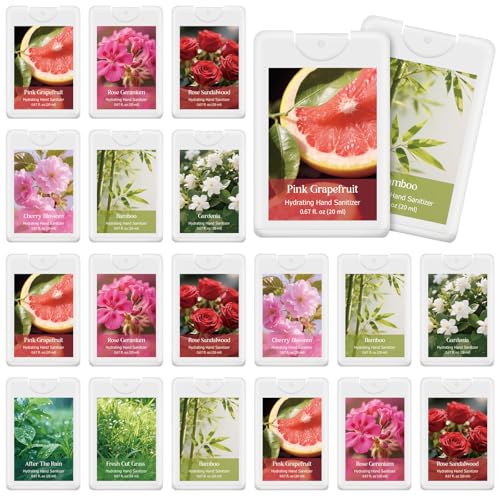 24 Pack Hand Sanitizer Spray Bulk Travel Size, 0.67 Fl. oz