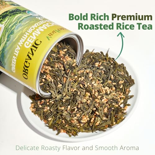 Té Genmaicha Orgánico en hojas sueltas 227 g miniatura 6