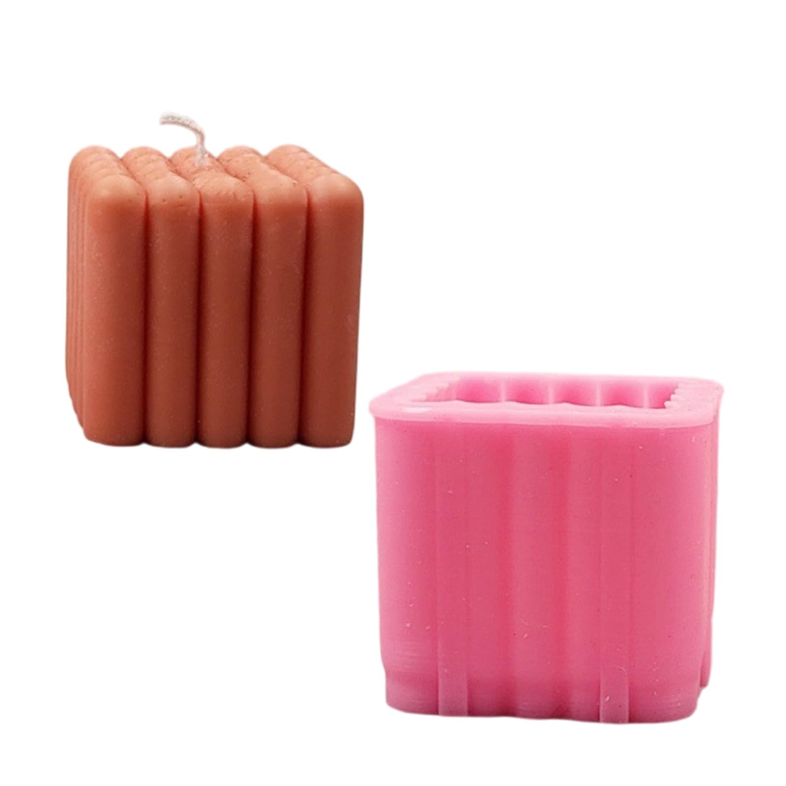 Moules à cubes en résine époxy en silicone haute précision effet miroir