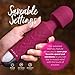 LuLu Vibrator, Vibrators, Womens Sex Toys, Female Sex Toy, Vibrater, Mini Vibrator Wand, Sexy Toys, Sexual Pleasure Tools for Women, Sextoy, Wand Vibrator - Regular Wine Red