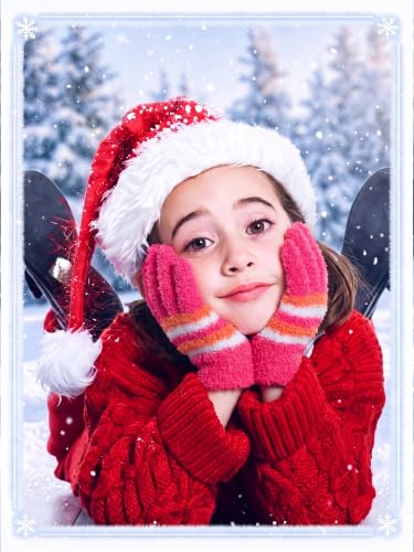 Image of EBOOT 3 Pairs Winter Kids Gloves Warm