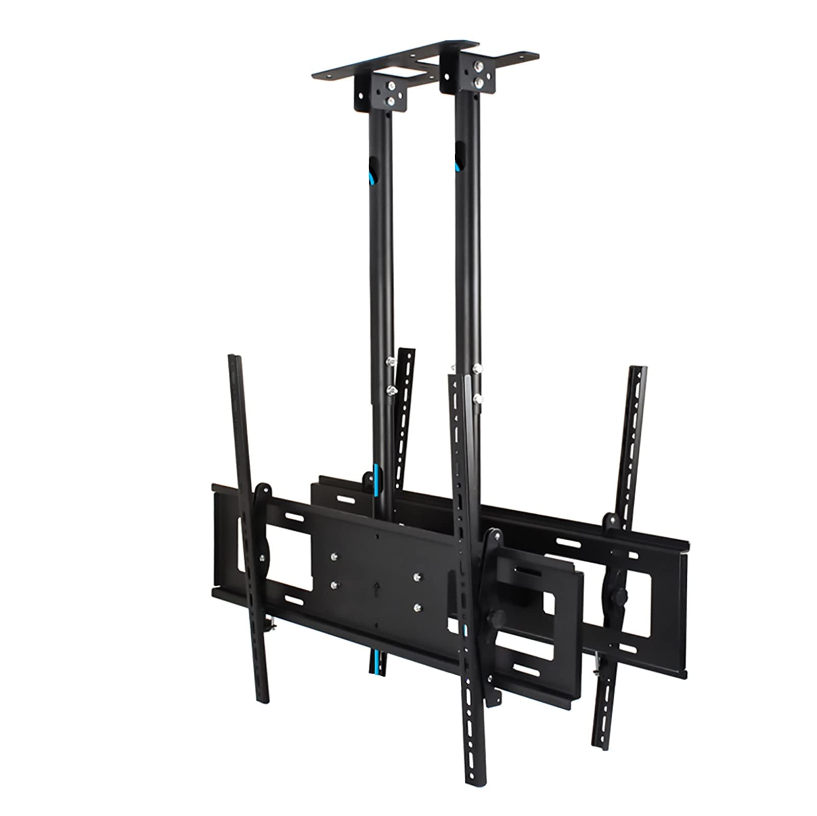Support mural pour TV - Double écran - Pour écran LED de 60 à 100" - Charge maximale de 60 kg