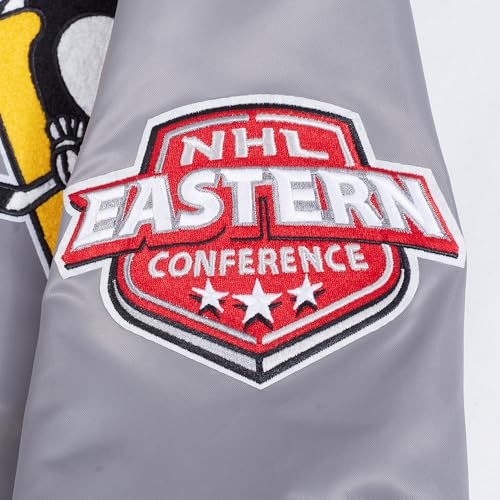 Image of Pro Standard Mens NHL Old English Satin Jacket