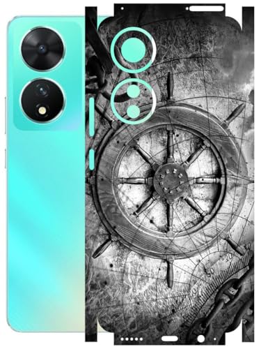 Image of AtOdds - Full Body Back Screen Guard Protector Film - Lamination Wrap Skin Sticker Compatible with VIVO T2 (5G) | Scratchproof Matte Finish (Voyage)