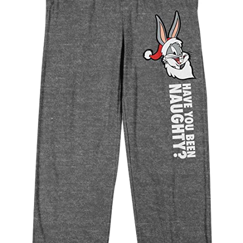 Bioworld Looney Tunes Have You Been Naughty Men's Athletic Heather Sleep Pajama Pants2